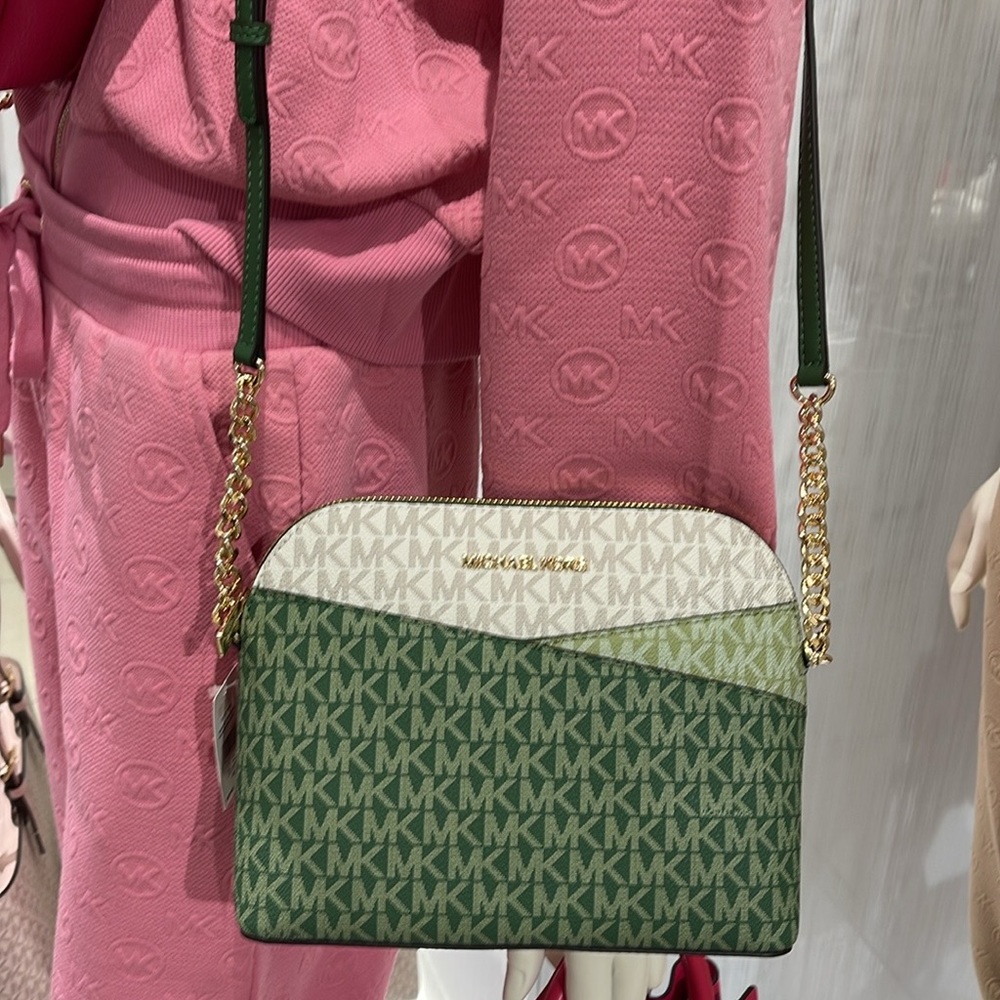 MICHAEL KORS
Jet Set Travel Medium Color-Block Signature Logo Dome Crossbody Bag - Picture 12 of 16